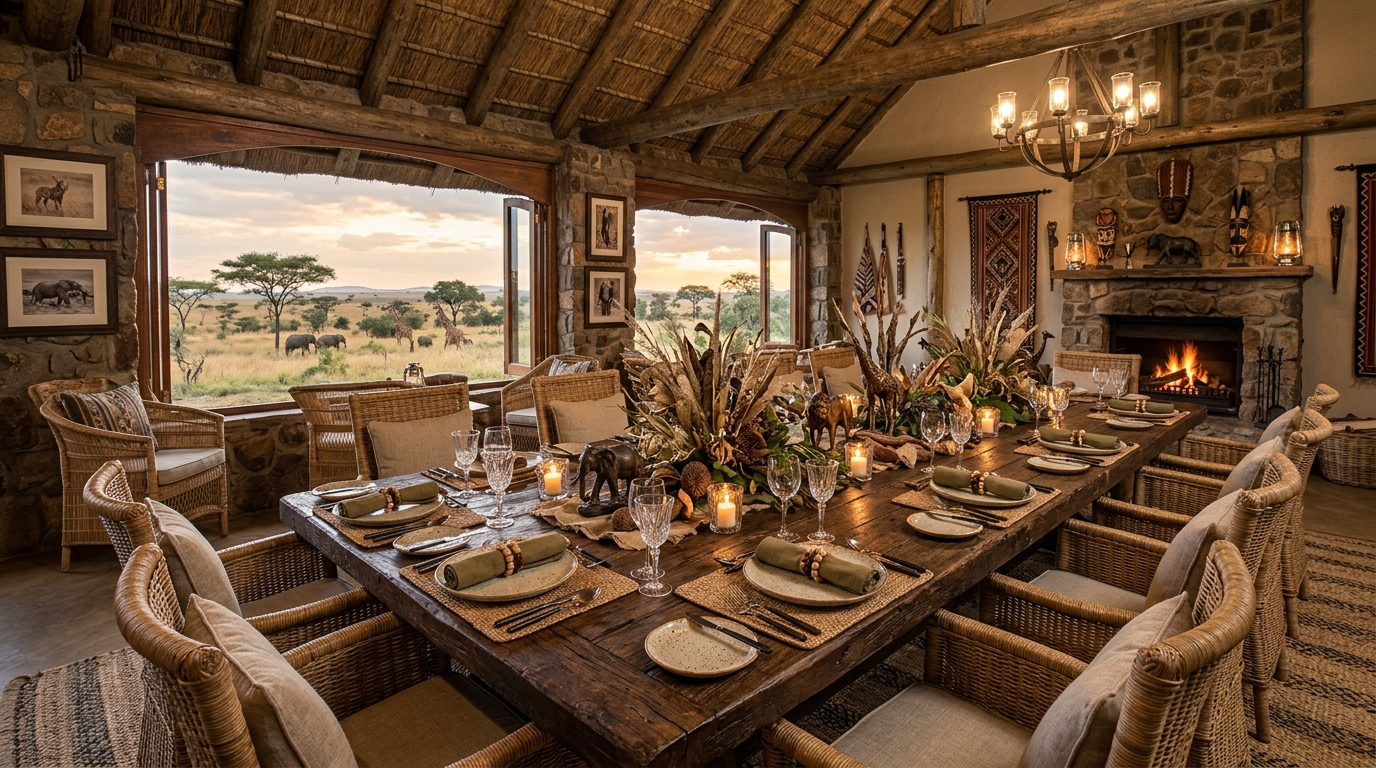 Use greenery to connect the room to nature